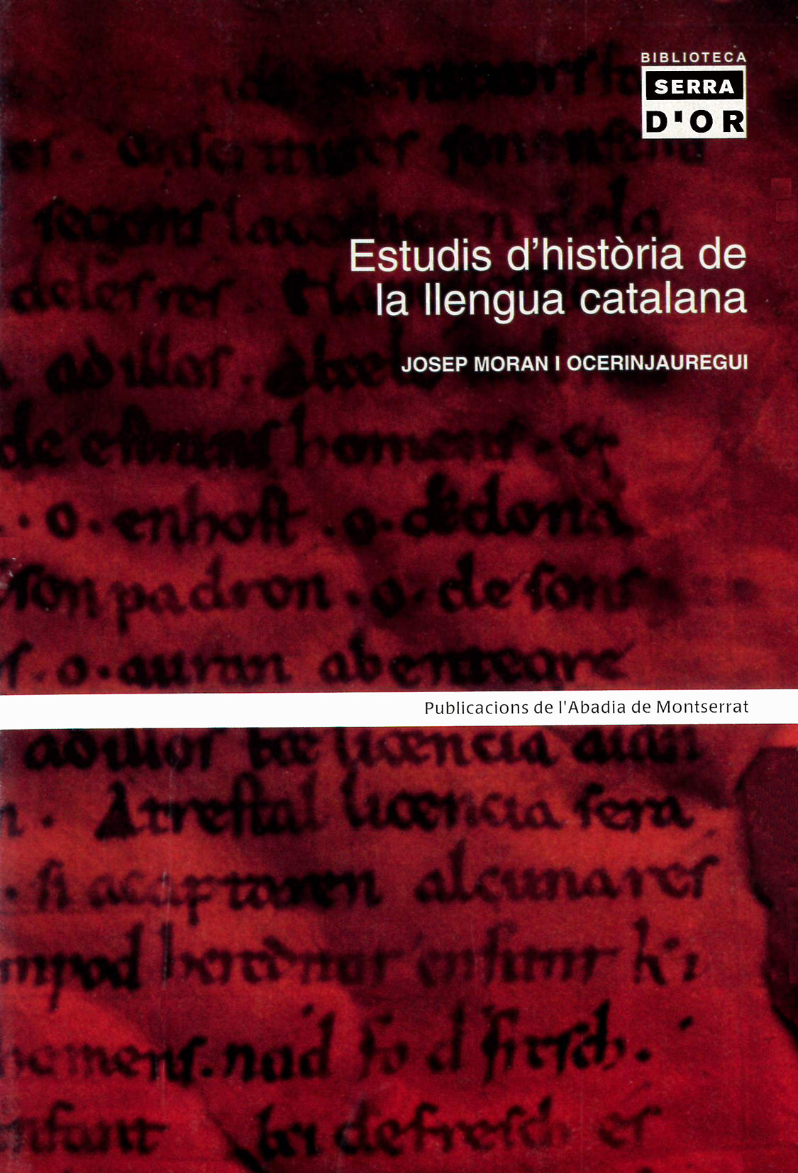 Estudis d'història de la llengua catalana, de Moran i Ocerinjauregui | portada del libro