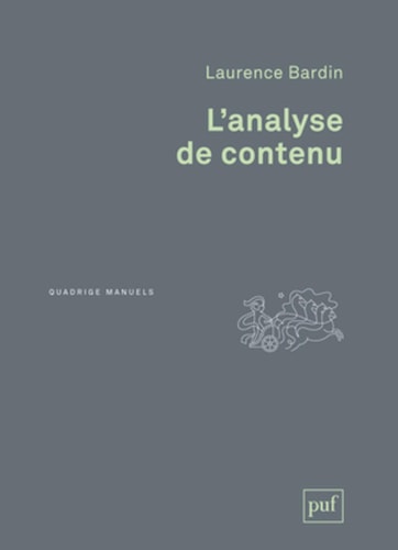 'ANALYSE DE CONTENU, de Laurence Bardin | portada del libro