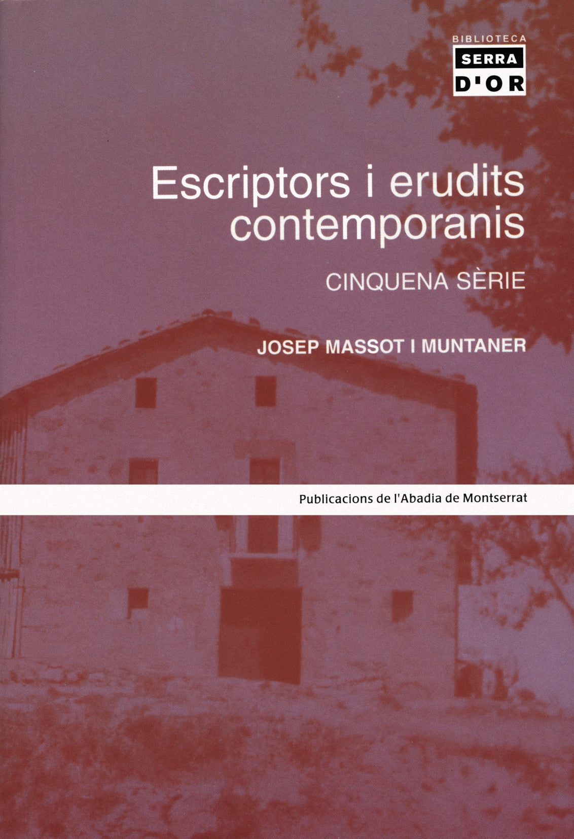 Escriptors i erudits contemporanis. Cinquena sèrie, de Josep Massot i Muntaner | portada del libro