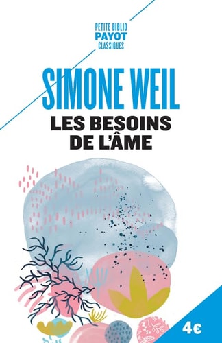 LES BESOINS DE L¶ME, de Simone Weil | portada del libro