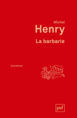 La barbarie, de Michel Henry | portada del libro