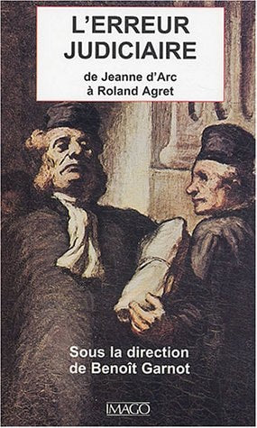 RREUR JUDICIAIRE (L'), de Benoît Garnot | portada del libro