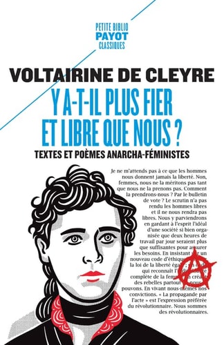Y A T IL PLUS FIER ET LIBRE QUE NOUS, de Voltairine De Cleyre | portada del libro