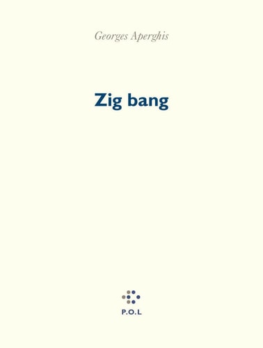 ZIG-BANG, de Georges Aperghis | portada del libro