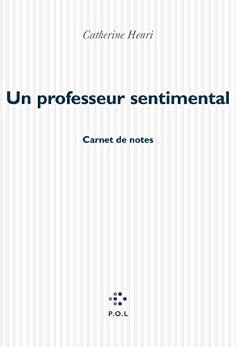 PROFESSEUR SENTIMENTAL, de Catherine Henri | portada del libro