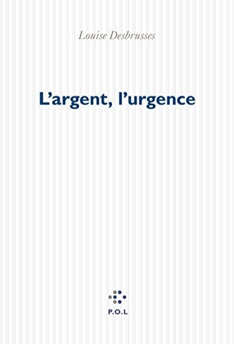 L'ARGENT L'URGENCE, de Desbrusses | portada del libro
