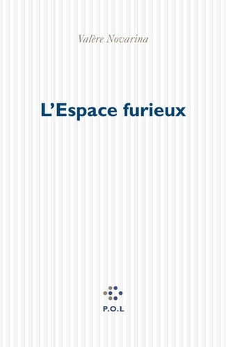 L'ESPACE FURIEUX NLLE ED., de Valère Novarina | portada del libro