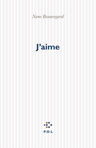 J'AIME, de Nane Beauregard | portada del libro