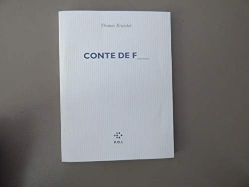 CONTE DE F_, de Thomas Braichet | portada del libro