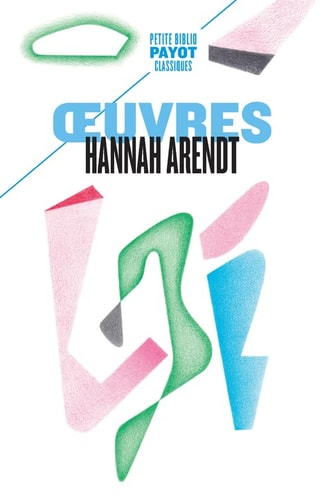 EUVRES (POCHE), de Hannah Arendt | portada del libro