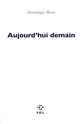 AUJOURD'HUI DEMAIN, de Meens | portada del libro