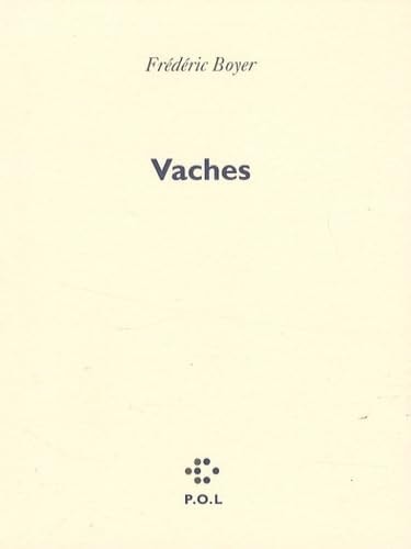 VACHES, de Boyer | portada del libro