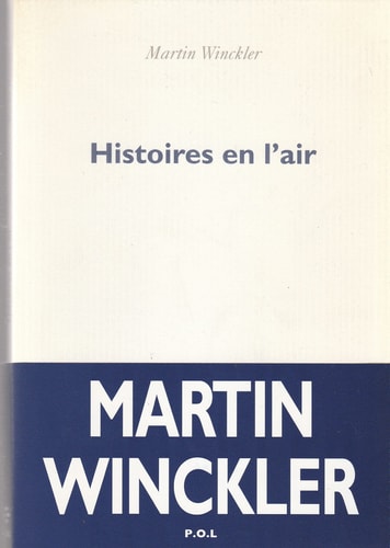 HISTOIRES EN L'AIR, de Winckler | portada del libro