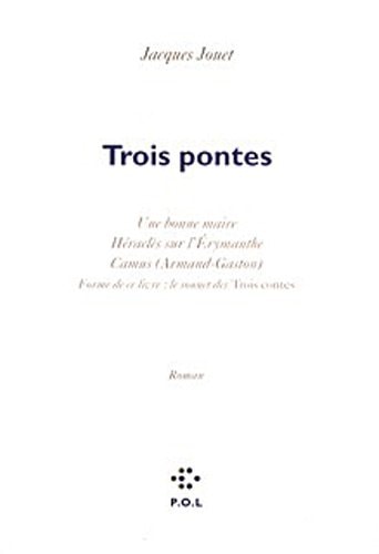 TROIS PONTES, de Jouet | portada del libro