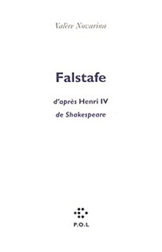 FALSTAFE, de Valère Novarina | portada del libro