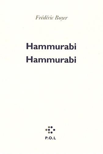 HAMMURABI HAMMURABI, de Boyer | portada del libro