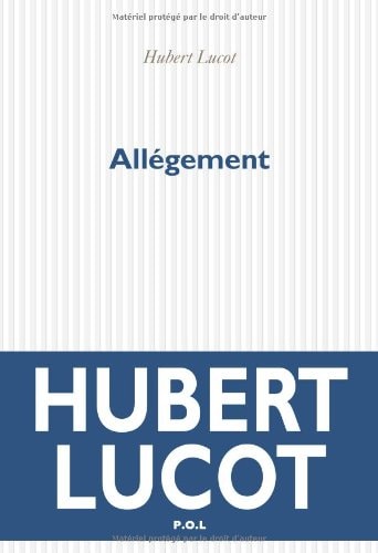 ALLEGEMENT, de Lucot | portada del libro