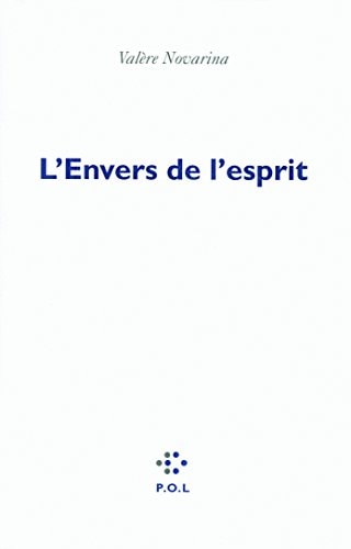 L'ENVERS DE L'ESPRIT, de Novarina | portada del libro