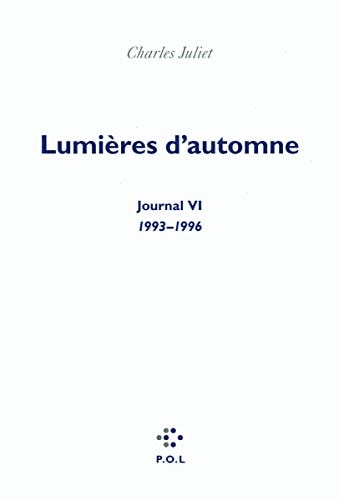 LUMIERES D'AUTOMNE JOURNAL VI, de Juliet | portada del libro