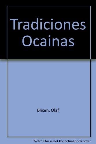 TRADICIONES OCAINAS, de BLIXEN | portada del libro
