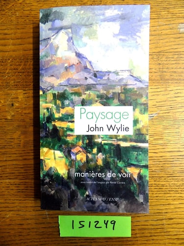 PAYSAGE, de John Wylie | portada del libro