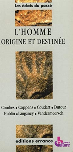 HOMME ORIGINE ET DESTINEE, de Charpentier | portada del libro