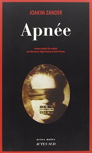 APNEE, de Joakim Zander | portada del libro