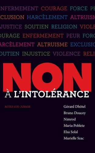 NON A LINTOLERANCE, de Gérard Dhôtel | portada del libro