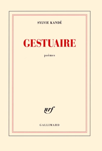 GESTUAIRE, de Sylvie Kandé | portada del libro