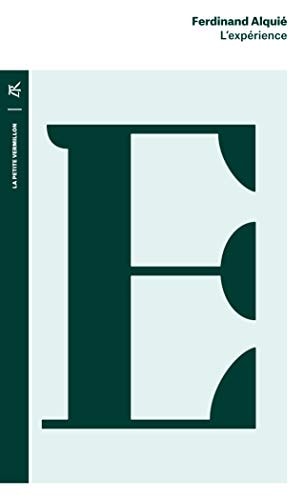 L'EXPERIENCE, de Ferdinand Alquié | portada del libro