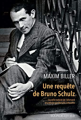 UNE REQUÒTE DE BRUNO SCHULZ, de Biller | portada del libro