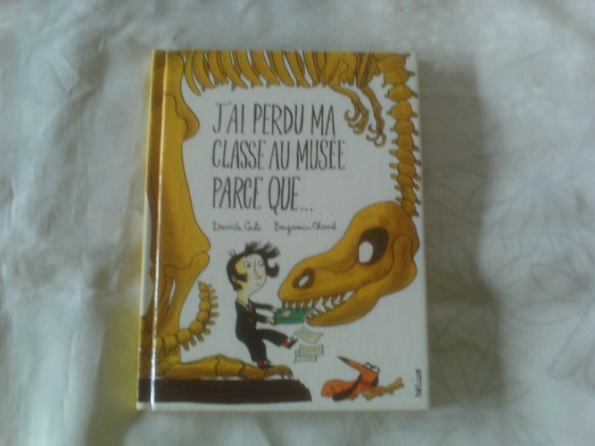 JAI PERDU MA CLASSE AU MUSEE PARCE QUE..., de Davide Calì | portada del libro