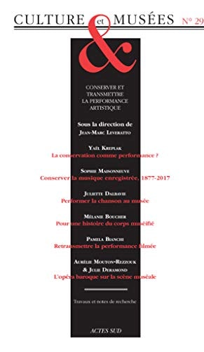 REVUE CULTURE ET MUSEES N°29, de Jean-Marc Leveratto | portada del libro