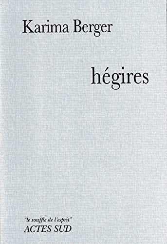HEGIRES, de Karima Berger | portada del libro