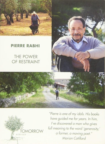 THE POWER OF RESTRAINT, de Pierre Rabhi | portada del libro