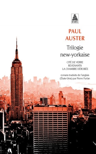 TRILOGIE NEW-YORKAISE, de Paul Auster | portada del libro