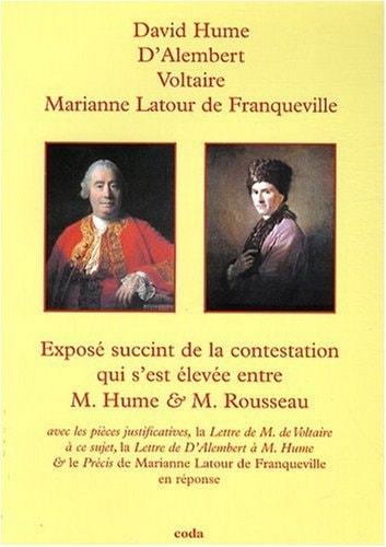 EXPOSE SUCCINT DE LA CONTESTATION QUI S'EST ELEVEE ENTRE M.H, de David Hume | portada del libro