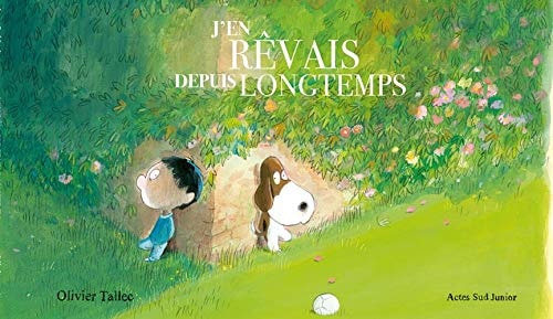 J'EN REVAIS DEPUIS LONGTEMPS, de Olivier Tallec | portada del libro