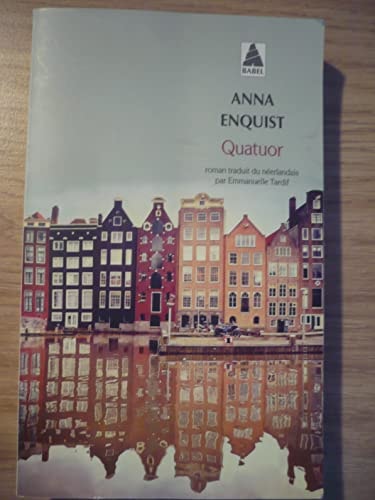 QUATUOR, de Anna Enquist | portada del libro