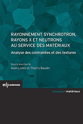 RAYONNEMENT SYNCHROTRON RAYONS X ET NEUTRONS, de LODINI ALAIN | portada del libro