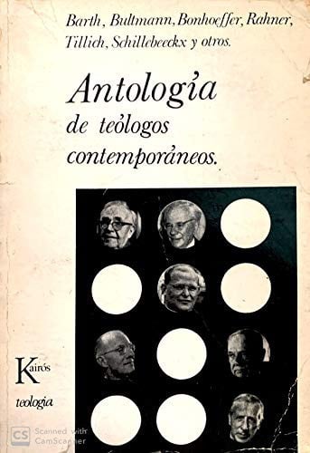 Antolog¡a de teólogos contemporáneos, de BARTH | portada del libro