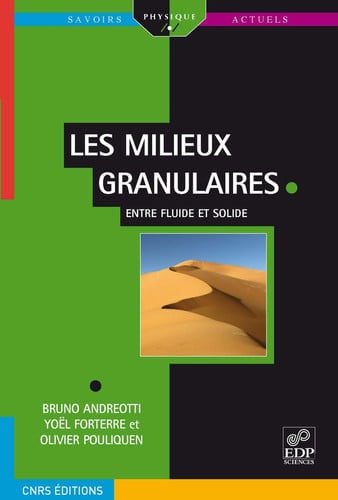 LES MILIEUX GRANULAIRES, de ANDREOTTI BRUNO | portada del libro