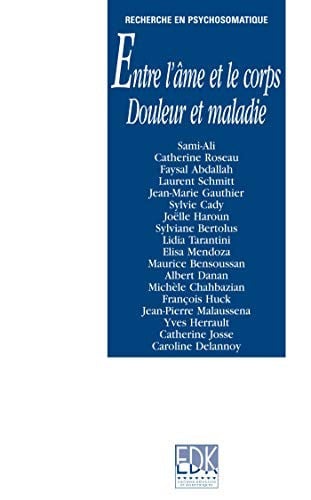ENTRE L'AME ET LE CORPS, de SAMI-ALI MAHMOU | portada del libro