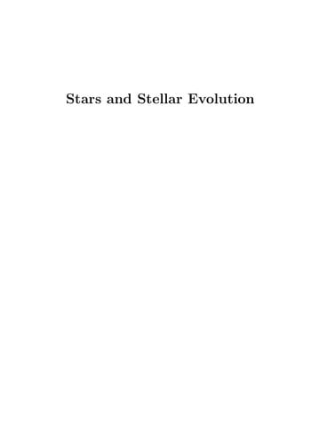 STARS AND STELLAR EVOLUTION, de DE BOER KLAAS | portada del libro