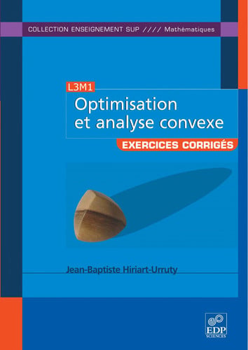 OPTIMISATION ET ANALYSE CONVEXE, de HIRIART-URRUTY | portada del libro