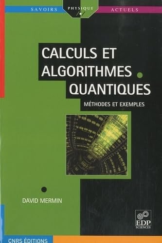 CALCULS ET ALGORITHMES QUANTIQUES, de MERMIN | portada del libro