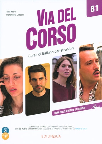 VIA DEL CORSO B1 ALUM +2CD+DVD, de Varios autores | portada del libro