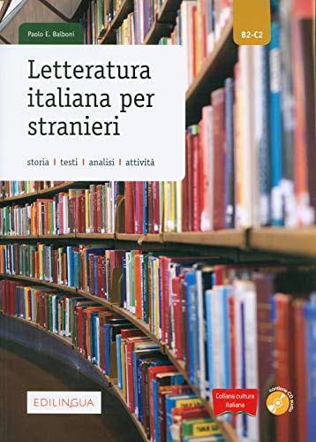 LETTERATURA ITALIANA PER STRANIERI, de Paolo E. Balboni | portada del libro