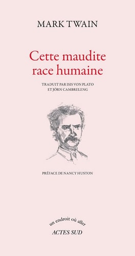 CETTE MAUDITE RACE HUMAINE, de Mark Twain | portada del libro