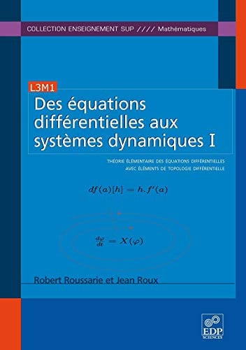 EQUATIONS DIFFERENTIELLES AUX SYSTEMES DYNAMIQUES T1, de ROUSSARIE ROBER | portada del libro